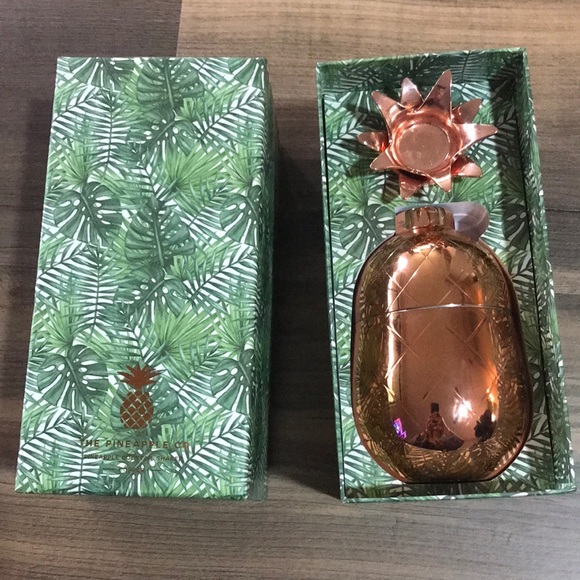 the pineapple co Dining Copper Pineapple Cocktail Shaker Poshmark